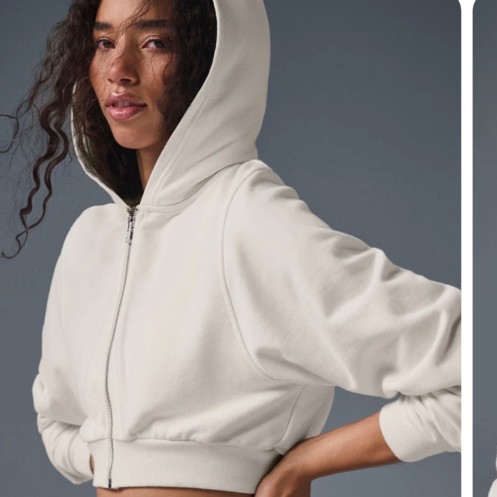 ALO Yoga Cream Hoodie Sweet Escape